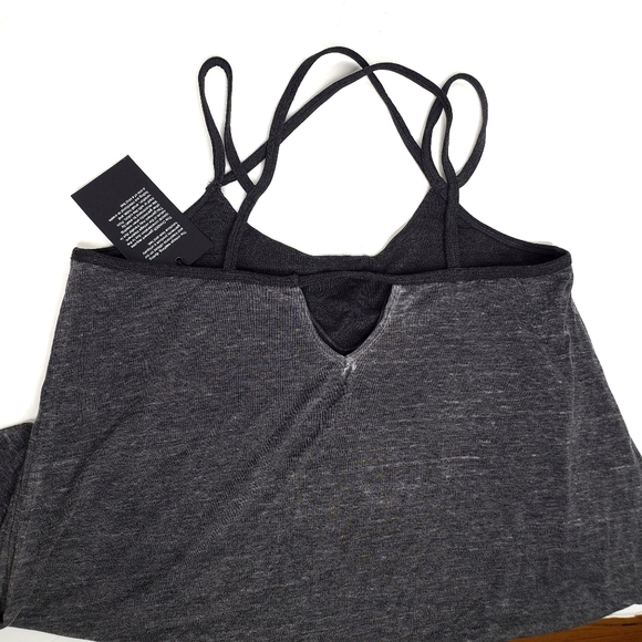 CHASER Gray Multi CrossBack Tank Top - Picture 6 of 12